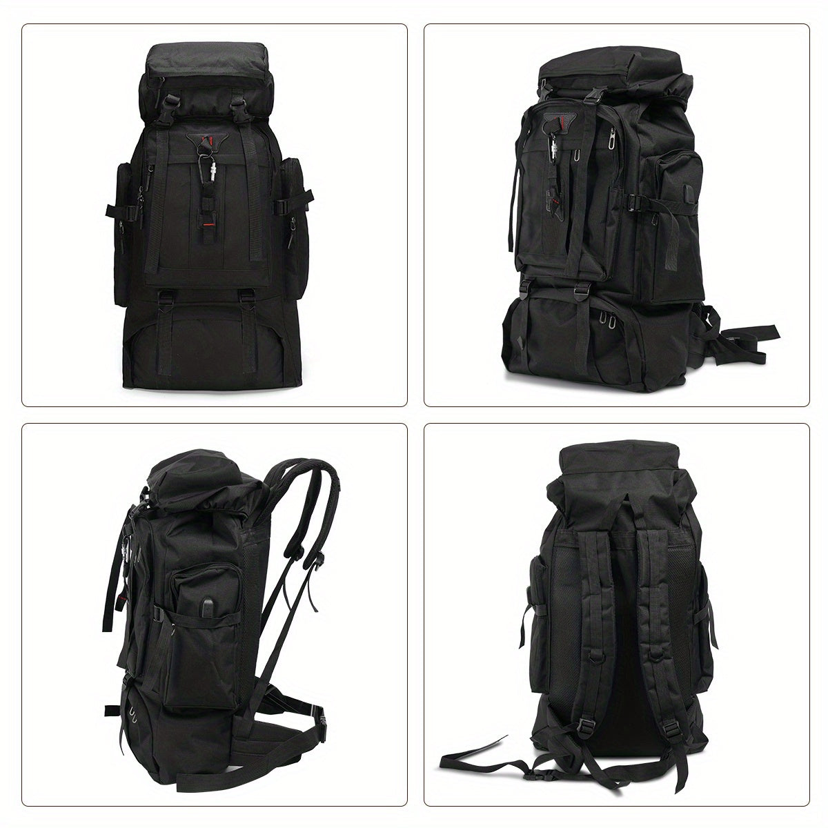 Hiking Backpack 80 Liters – Water-Repellent and Durable