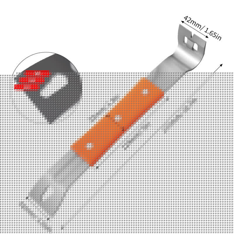 Break-off bar with non-slip grip – versatile tool
