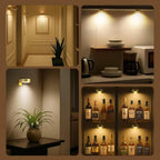 LED picture light magnetic – wireless, dimmable, no drilling needed