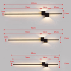 LED-Wandleuchte mit linearer Lichtführung – Modernes Design