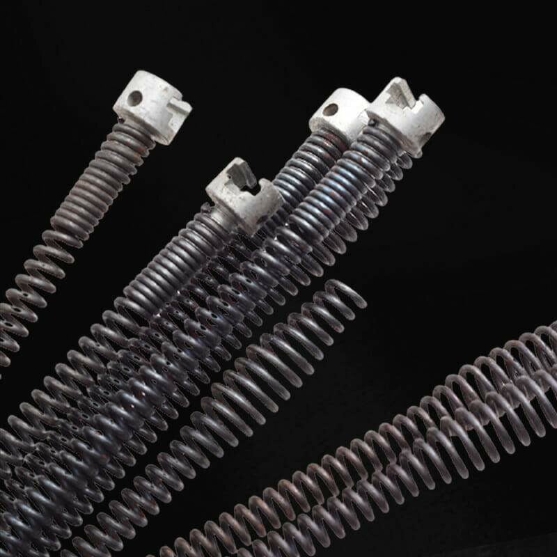 Rohrreinigungsspirale mit Bohrmaschinen-Adapter