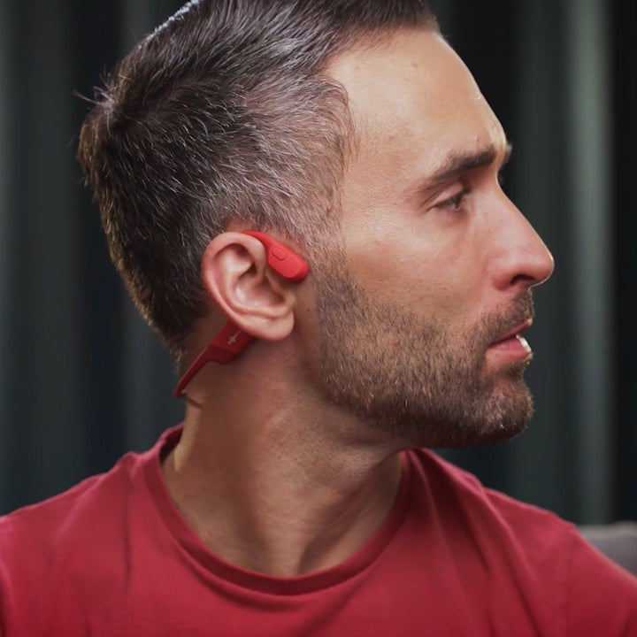 Open-Ear Sport-Kopfhörer mit Bluetooth 5.0 — Schweißresistent, 18 g, sicherer Sitz