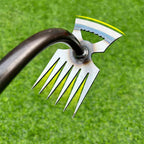 Stainless steel weed remover with ergonomic handle
