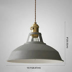 Industrielle Pendelleuchte Metall 27 cm