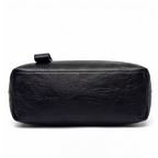 Soft Faux Leather Crossbody Bag – 3 Compartments
