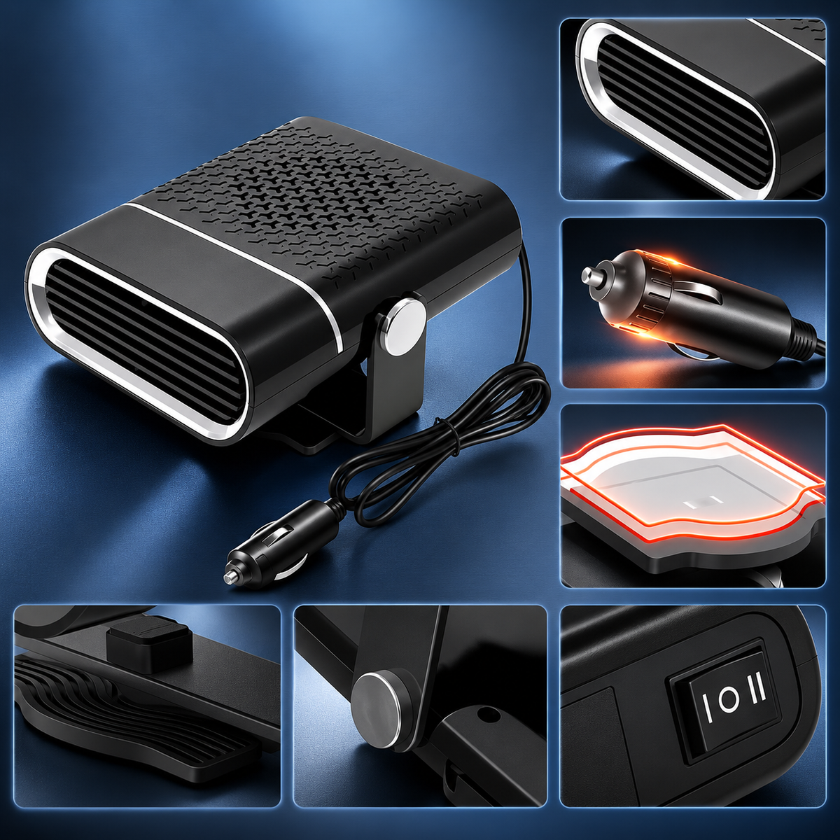 Autoheizlüfter 12V mit Enteisungsfunktion