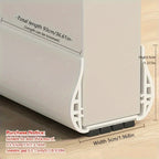 Adjustable door seal against drafts and heat loss