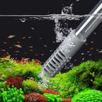 Aquarium Siphon mit Durchflussregelung und Fischnetz