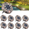 Solar garden light LED with ground spike for path lighting