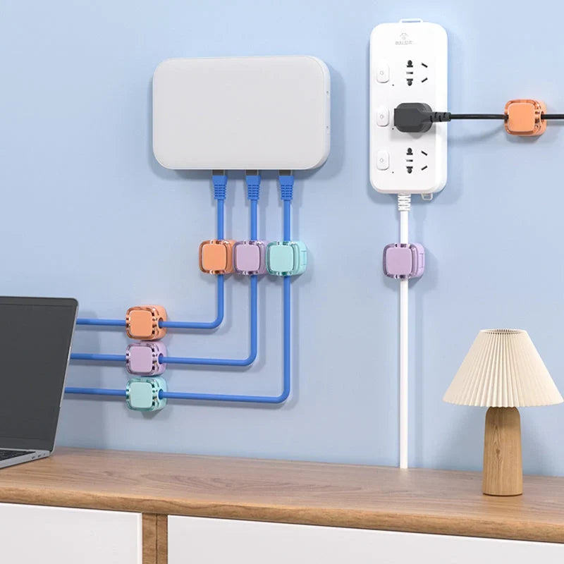 Magnetische KabelclipsOrdnung für Schreibtisch und Zuhause