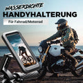 Waterproof smartphone holder for bicycle and motorcycle