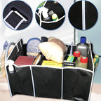 Foldable trunk bag with 3 compartments – Black