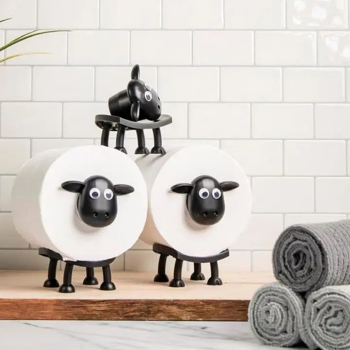1+1 Gratis | Charmantes Schaf-Toilettenpapierhalter Mivoza Deutschland