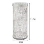 Stainless Steel Rolling Grill Basket – Even Grilling, Easy Cleaning