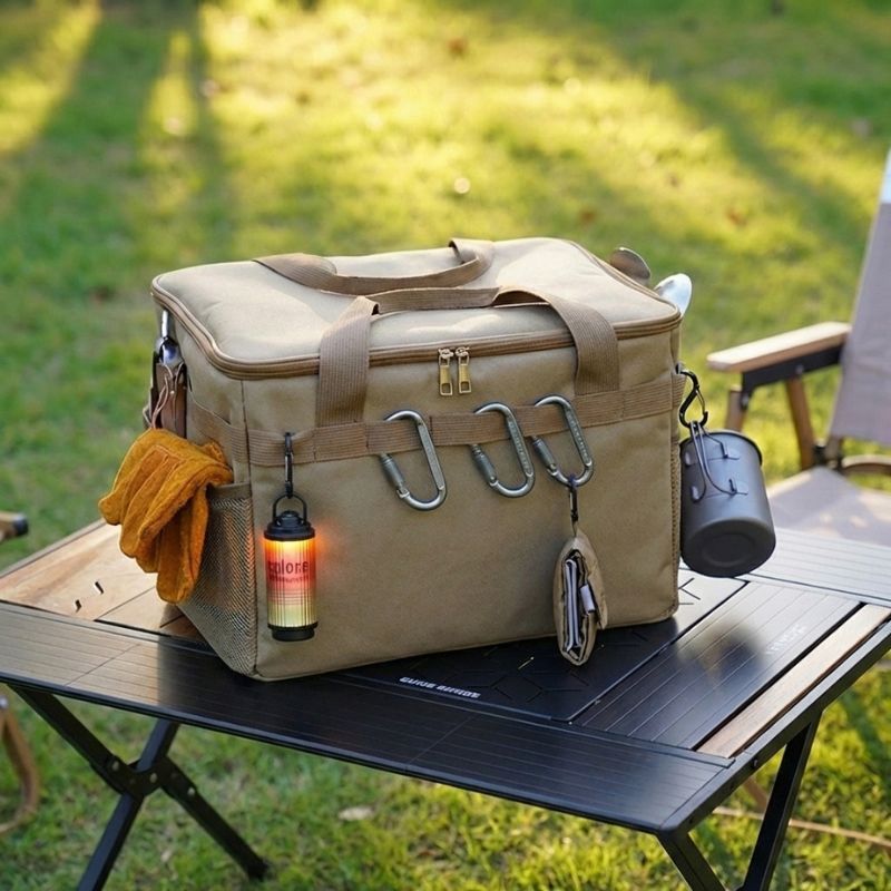 Camping storage bag waterproof with PVC bottom