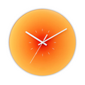 Glass Wall Clock with Modern Design – 30 cm Diameter
