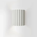 Resin Wall Lamp with Ribbed Shade – Modern Interior Design