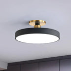 Runde LED-Deckenleuchte mit Messingfassung – Modern & Flach