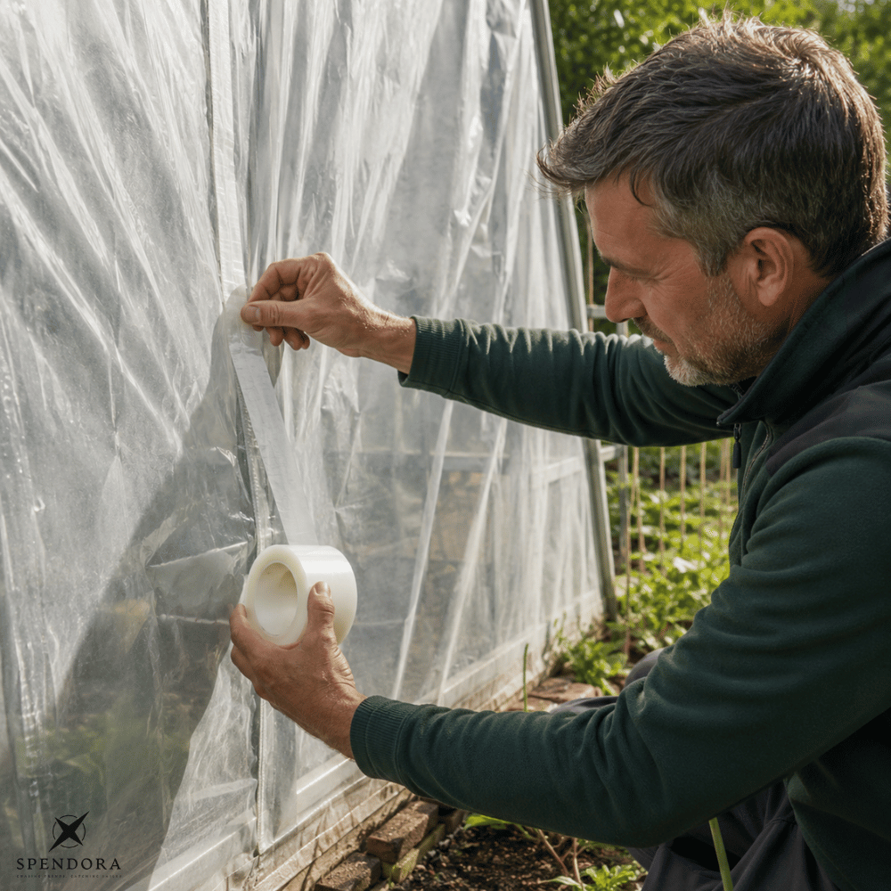 Gewächshaus Reparaturband transparent – Wetterfest für alle Breiten
