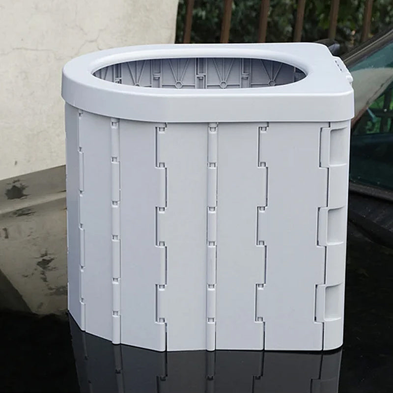 Faltbares Camping-Toilette ABS Kunststoff – Tragbar