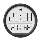 Digitale Wanduhr mit Temperatur und Luftfeuchtigkeitsmesser