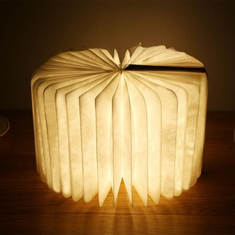 Faltbare LED-Buchlampe – Aufladbar und stufenlos einstellbar
