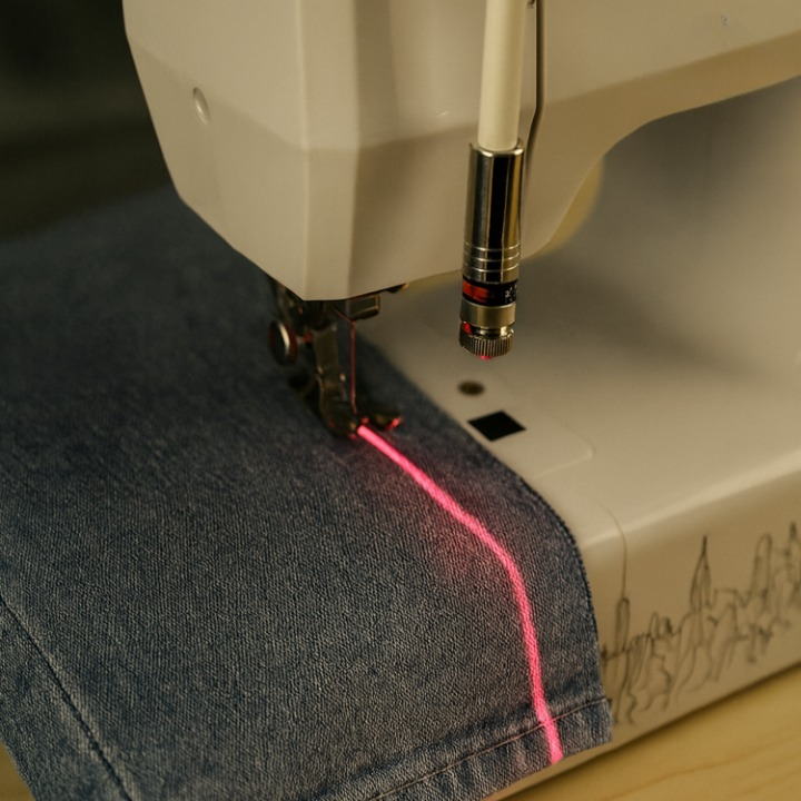 Magnetische Laserführung für Nähmaschinen – Präzise Nähte