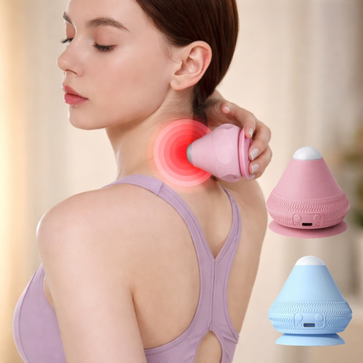 Massage Ball mit Saugnapf für Selbstmassage