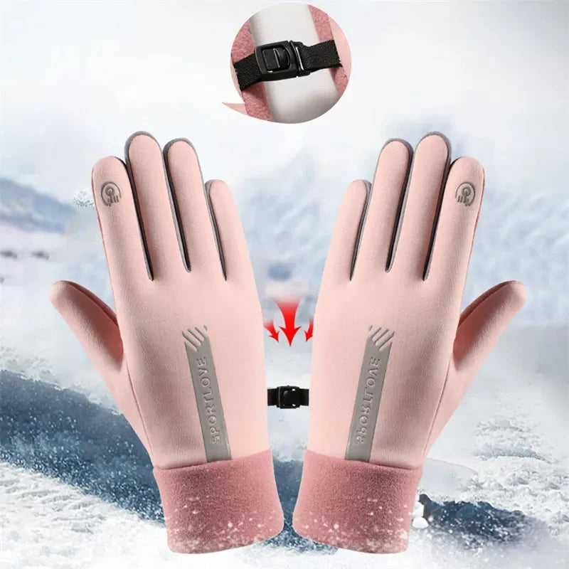 Waterproof Touchscreen Gloves with Non-Slip Grip