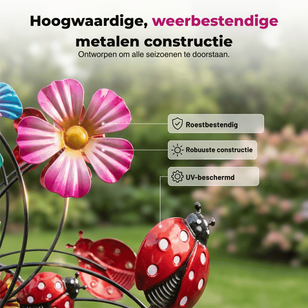 Kinetic Wind Spinner Garden – Rotating Garden Decoration