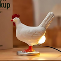 Hühner-Tischlampe – Witzige Dekoration mit warmem Licht