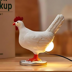 Hühner-Tischlampe – Witzige Dekoration mit warmem Licht