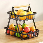 Iron basket with handle – Removable beads, 2- or 3-layer