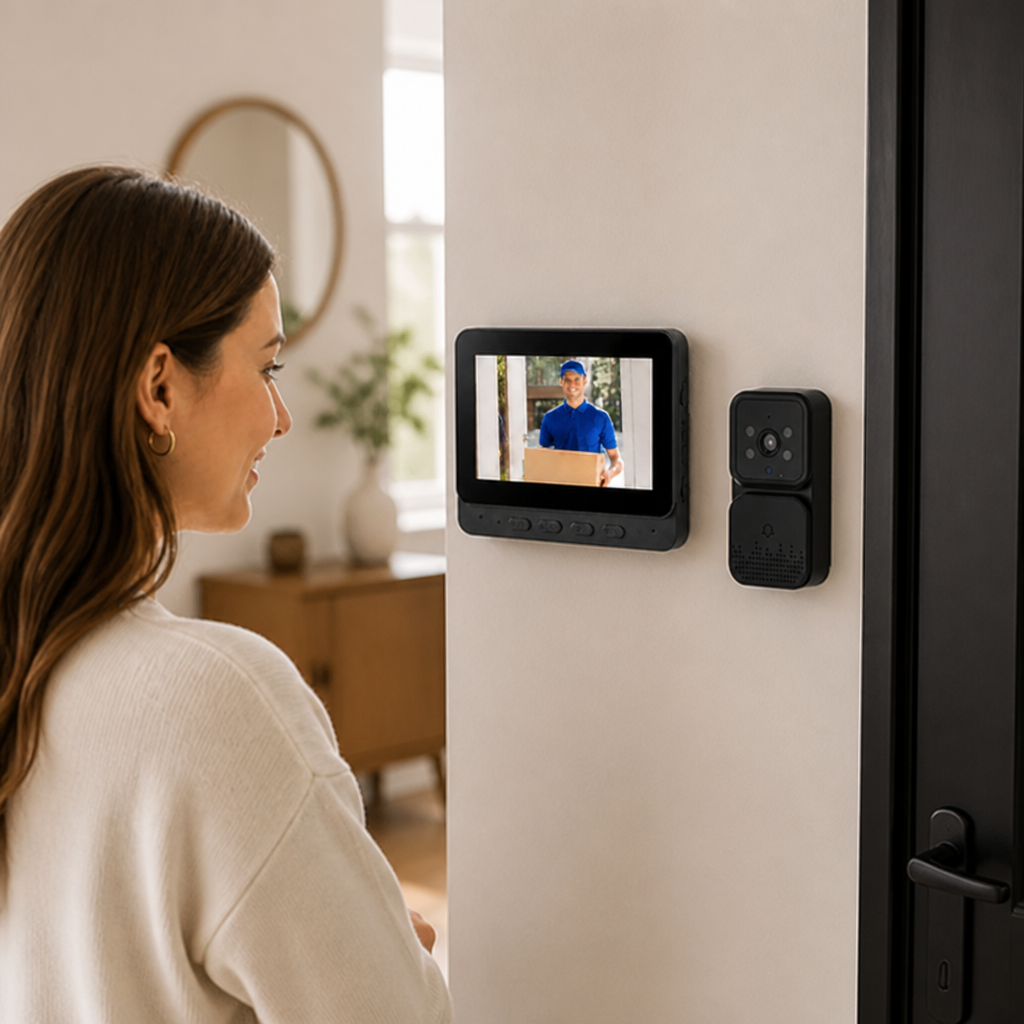 Video-Türklingel mit Nachtsicht und HD-Display