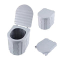 Faltbares Camping-Toilette ABS Kunststoff – Tragbar