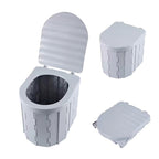 Faltbares Camping-Toilette ABS Kunststoff – Tragbar