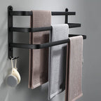 Handtuchhalter Wandmontage ohne Bohren – 2 oder 3 Stangen