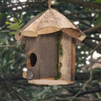 Wooden Birdhouse with Hanging Strap