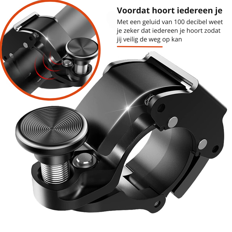 Aluminum Bicycle Bell – 100 dB Loud, Lightweight & Easy to Mount