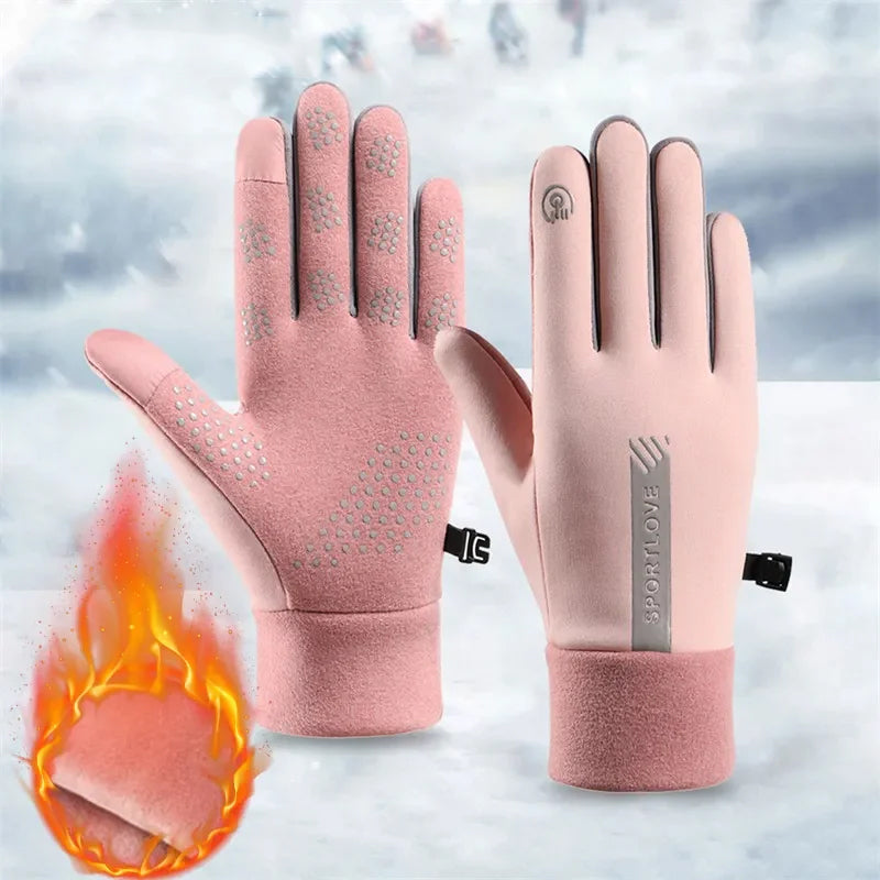 Waterproof Touchscreen Gloves with Non-Slip Grip