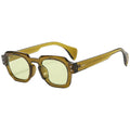 Retro Sonnenbrille mit eckiger Fassung und UV400-Schutz – 6 Farben
