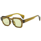 Retro Sonnenbrille mit eckiger Fassung und UV400-Schutz – 6 Farben