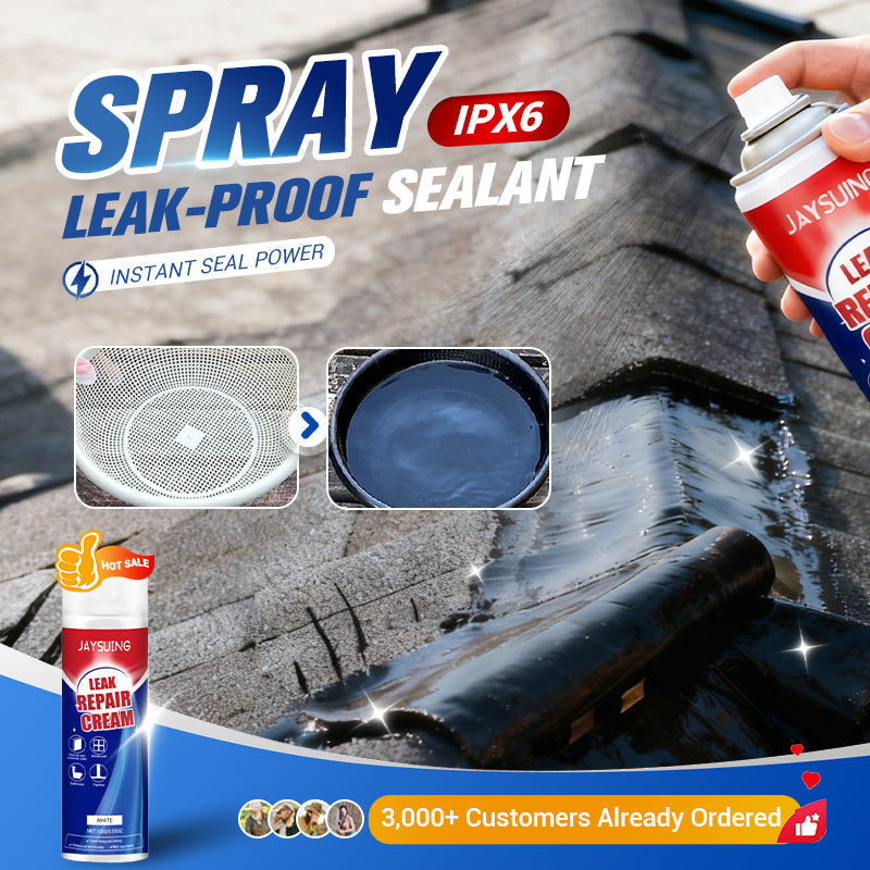 Waterproof sealing spray for cracks and leaks