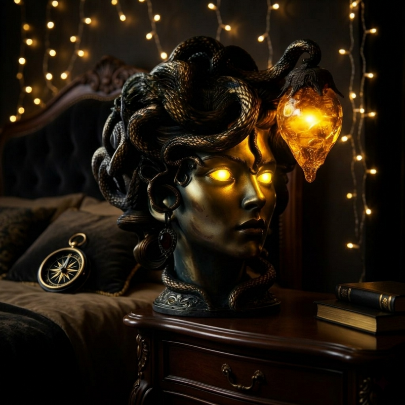 Medusa-Tischlampe mit LED-Beleuchtung