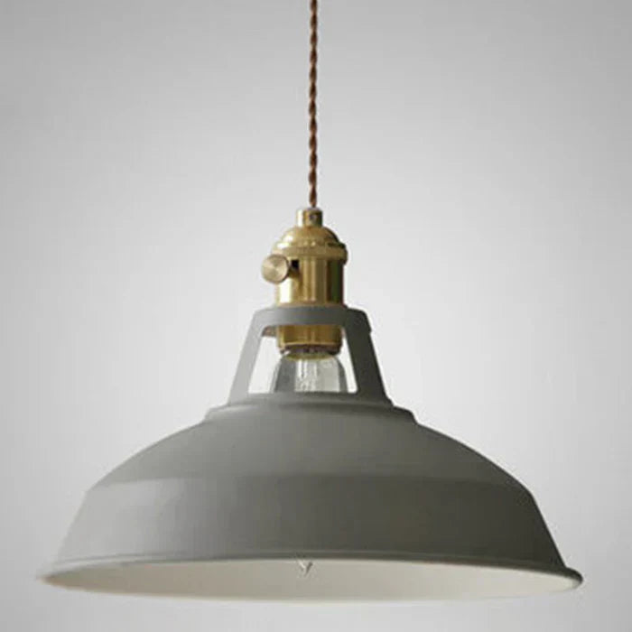 Industrielle Pendelleuchte Metall 27 cm