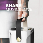 Bluetooth Karaoke-Lautsprecher mit 2 Mikrofonen