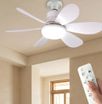 Deckenventilator LED mit Fernbedienung und dimmbarem Licht