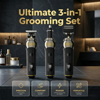Men's 3-in-1 Grooming Set with T-Blade Trimmer and Foil Shaver