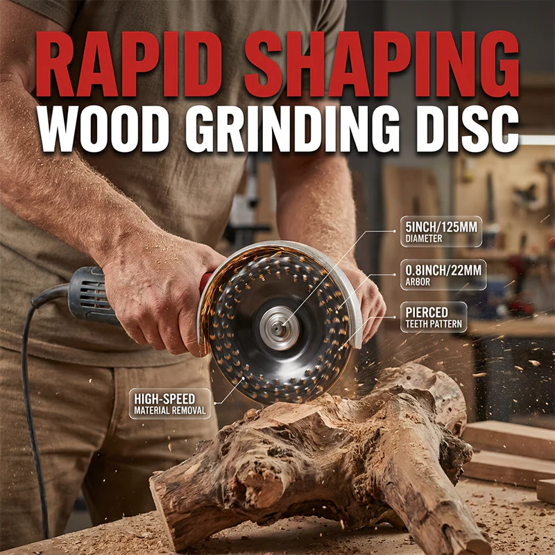Wood grinding disc 125 mm for angle grinder