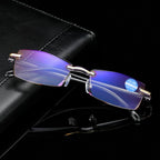 Lesebrille mit Blaulichtfilter – Randlos, 17g leicht